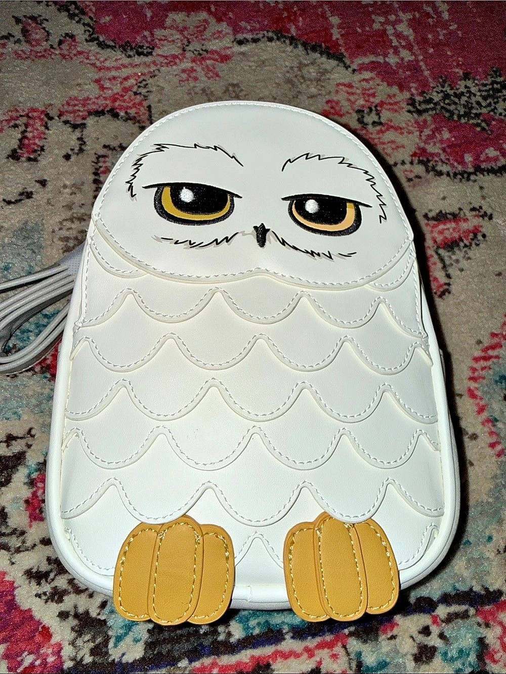 Harry Potter Hedwig crossbody bag Owl Crossbody Bag in White & Gold NWT